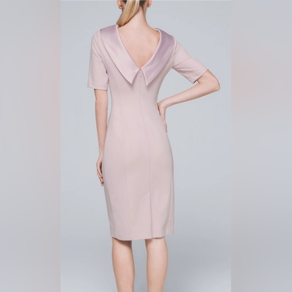 WHBM Sheath dress with Satin Vback in Cottage Rose Size 6 - Picture 6 of 8
